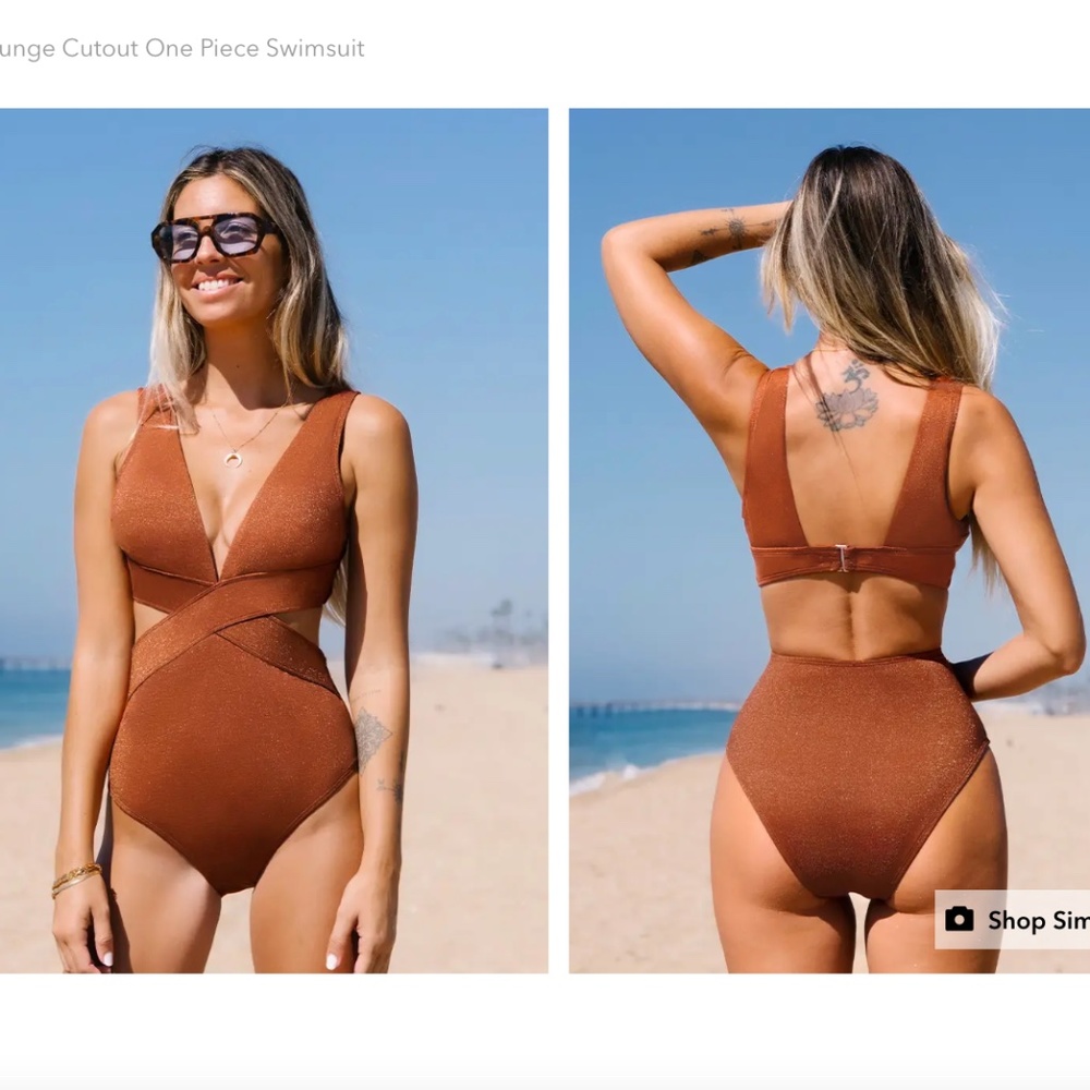 NWT RUST ONE PIECE